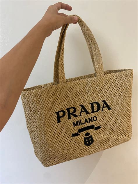 prada canvas beach bag|prada beach bag for sale.